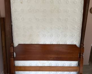 Nice full size bed! Complete! Maple head/food boards! #2 of 2.