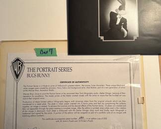 A Small collection of RARE and LIMITED EDITION Warner Brothers Prints and Animation Cells! Most numbered and signed, many with original paperwork and certificates! 