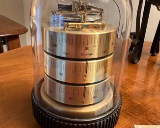 Beautiful BENCHMARK La Cupola Barometer Thermometer Hygrometer Desktop Weather Station #3025! with Paperwork!