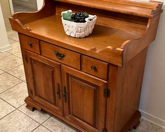 Preliminary walkthrough photo: 

Matching sideboard to the dining room table and chairs and hutch!