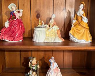 Stunning collection of Royal Doulton Figurines! And one adorable Hummel! 
