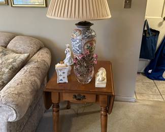 Preliminary walkthrough photo: 

Another example of the lamps and end tables in the house. 