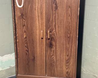 Preliminary walkthrough photo: 

One of two basement wardrobes. 