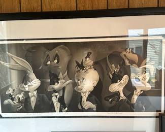 A Small collection of RARE and LIMITED EDITION Warner Brothers Prints and Animation Cells! Most numbered and signed, many with original paperwork and certificates! 