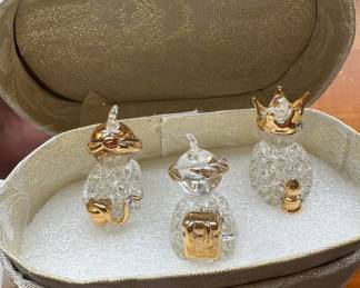 Over FIFTY Pieces of Swarovski Crystal Figurines! Waterford Crystal Egg, Steuben Eagle and MORE! Most in their original boxes! 
