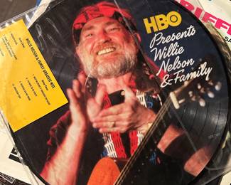 HBO presents Willie Nelson 2 sided picture Album! Just one of dozens of albums!  
