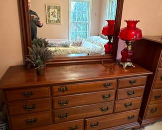 Preliminary walkthrough photo: 

Matching dresser with mirror!!