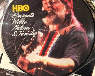 HBO presents Willie Nelson 2 sided picture Album! Just one of dozens of albums!  