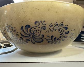 Vintage Pyrex Homestead Blue Cinderella Nesting Set of 4 Mixing Bowls 441-2-3-4