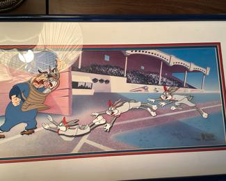A Small collection of RARE and LIMITED EDITION Warner Brothers Prints and Animation Cells! Most numbered and signed, many with original paperwork and certificates! 
