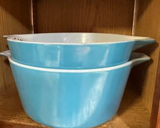 Vintage Pyrex Horizon Blue 1.5 QT Casserole Dish 474B No Lid
