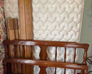 Nice full size bed! Complete! Maple head/food boards! + mattress pad! 
#1 of 2!!