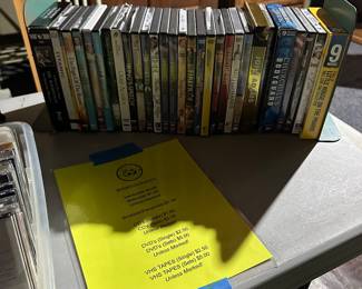 DVD's! Singles and a couple of box sets! 
