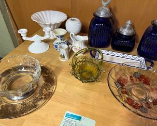 The basement has many totes and cupboards filled with treasures of all kinds! Here is a sampling! 