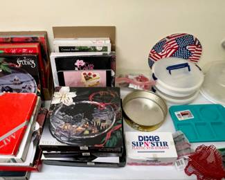 Numerous Crystal Platters