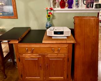 Serving Cabinet by Bent Brothers • Bose Radio/CD Player