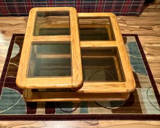 A fantastic MCM coffee table with swing out wings!