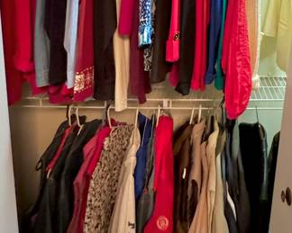 Sweaters, Sweatshirts, Blouses, Jackets, Vests, & Coats