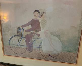 Print -bicycle built for two