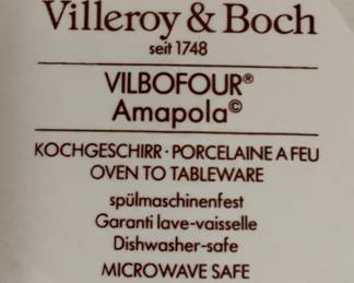 Villeroy & Boch Vilbofour Amapola dinnerware