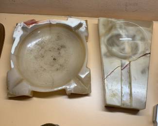 Onyx ashtrays