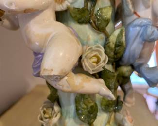 Broken leg on centerpiece