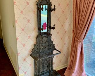 Cast iron hall tree/umbrella stand