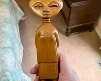 Carved African figure