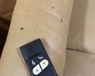 Golden electric lift chair, some stains