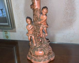 Cherub lamp
