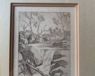 Copper plate etching by Richardson Rome