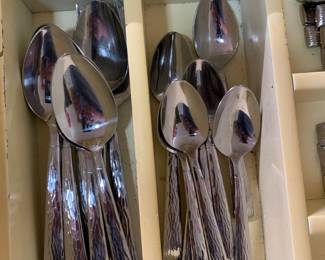 stainless flatware