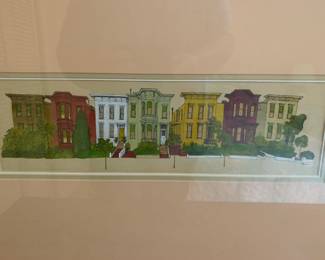 Print of row houses, San Francisco? 
