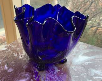 Cobalt bowl