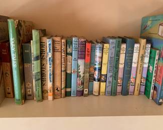 Vintage children’s books, including Bobsey twins
