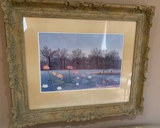 Henri Rousseau print -water lillies