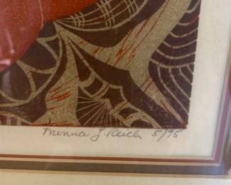 Minna J. Reich print