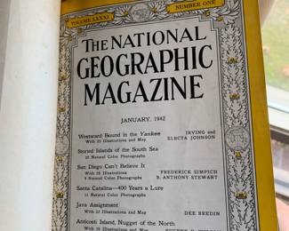 1942 National Geographic bound