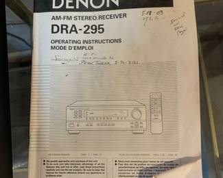 Denon receiver