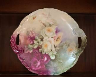 Old porcelain cake plate