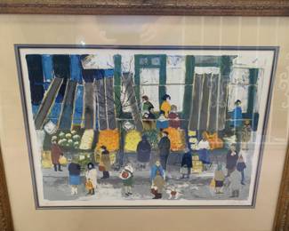 Clarke numbered print -market