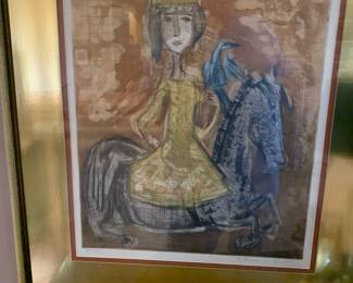 Royal woman on horse back