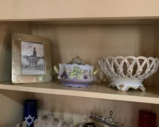 Reticulated bowl, biscuit jar