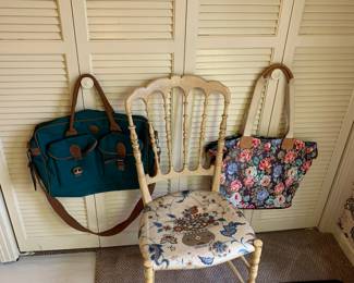 Vintage chair, Polo bag