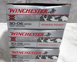 Winchester Super-X 30-06 Ammo, Approx 60 Rds