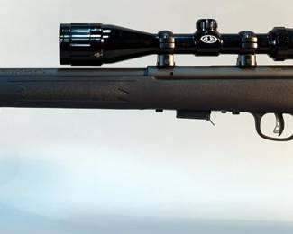 Savage 93R17 .17 H&R Bolt Action Rifle SN# 2524156, Bushnell Sportsman 4x-12x40 Scope