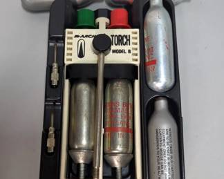 Archer's Torch Model 8 With Extra Butane And Nitrous Oxide Cartridges