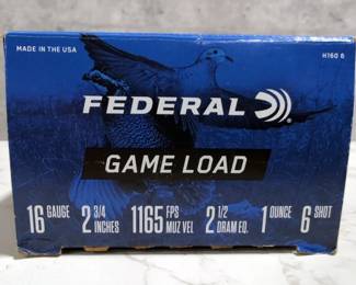 Federal 28 ga Ammo, Approx 50 Rds, And Federal 16 ga Ammo, Approx 25 Rds
