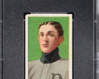 1909 T206 Izzy Hoffman with rare Old Mill back - authenticated by PSA and graded PSA 5 - PSA has graded only 1 version of this card higher! - $599.00