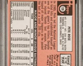 Pete Rose - 1969 Topps Card of the all time leaders in major league hits. Authenticated and graded as PSA 4. - $55.00